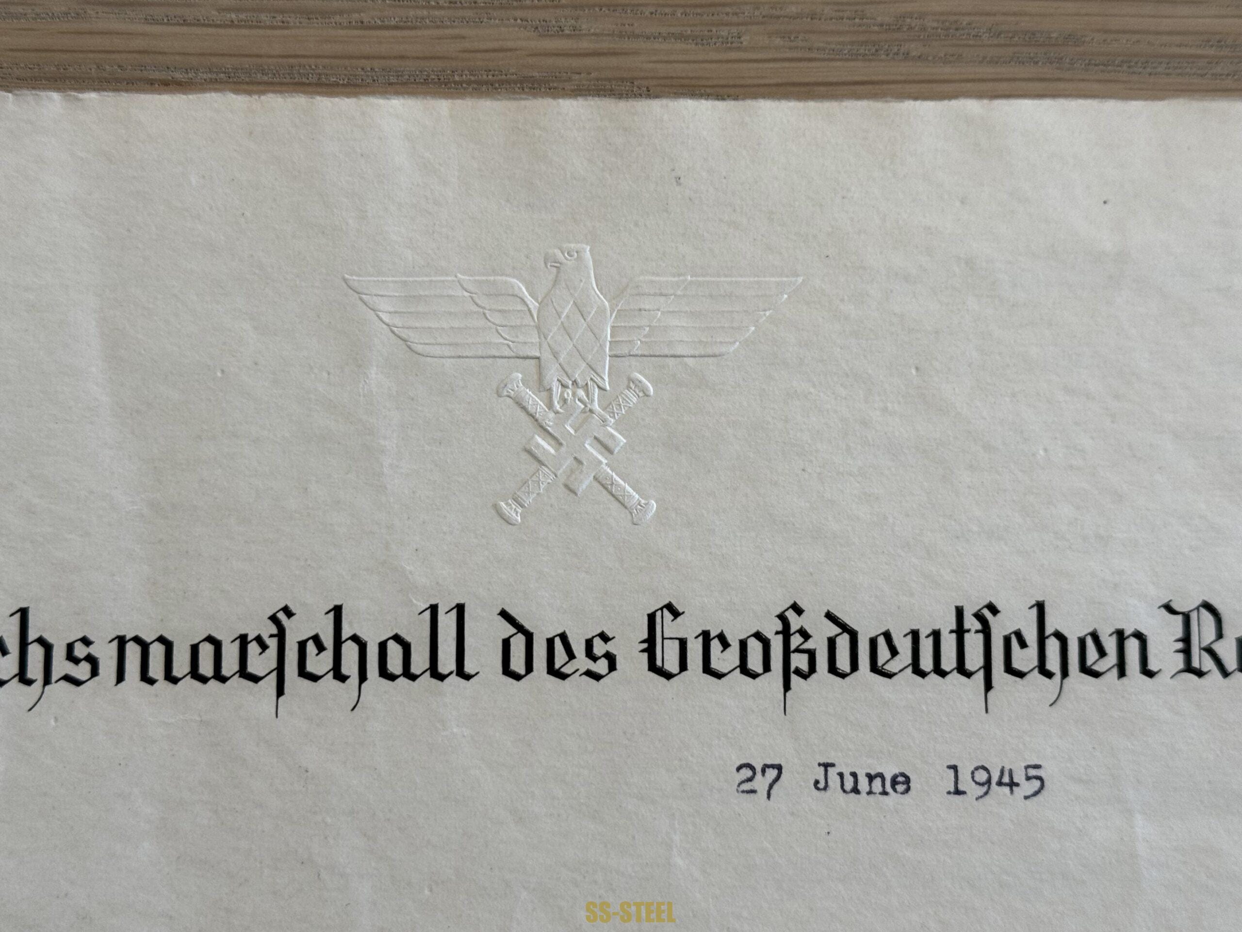 US VET Letter Home on REICHSMARSCHALL Goering Stationary - Image 5
