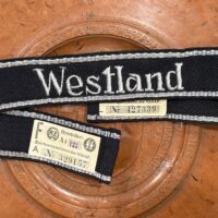 SS Officer WESTLAND Buillion Cuff Title