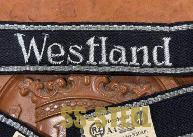 SS Officer WESTLAND Buillion Cuff Title - Image 2