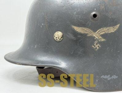 Luftwaffe M35 Double Decal Helmet NAMED - Image 17