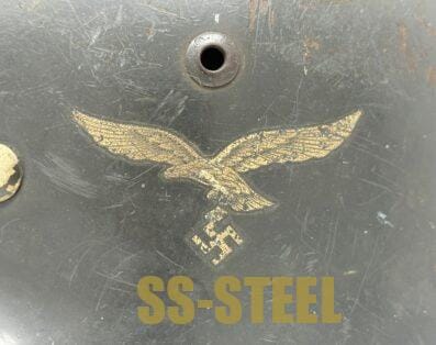 Luftwaffe M35 Double Decal Helmet NAMED - Image 18
