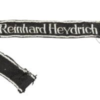 SS Reinhard Heydrich Flatwire Cuff Title Uniform Removed