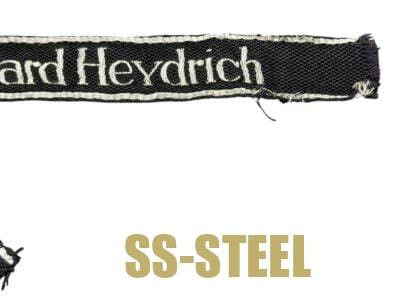 SS Reinhard Heydrich Flatwire Cuff Title Uniform Removed - Image 3
