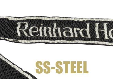 SS Reinhard Heydrich Flatwire Cuff Title Uniform Removed - Image 4