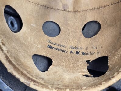 M38 FJ Slotted Paratrooper Helmet, GI Bringback - Image 21
