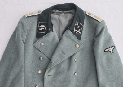 Striking Waffen-SS Medical Officer's Mantel - Image 2