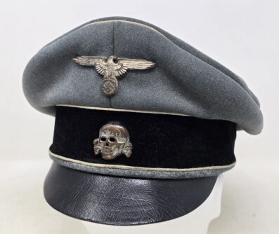 Stunning Waffen-SS Officer's Crusher Cap - Image 6