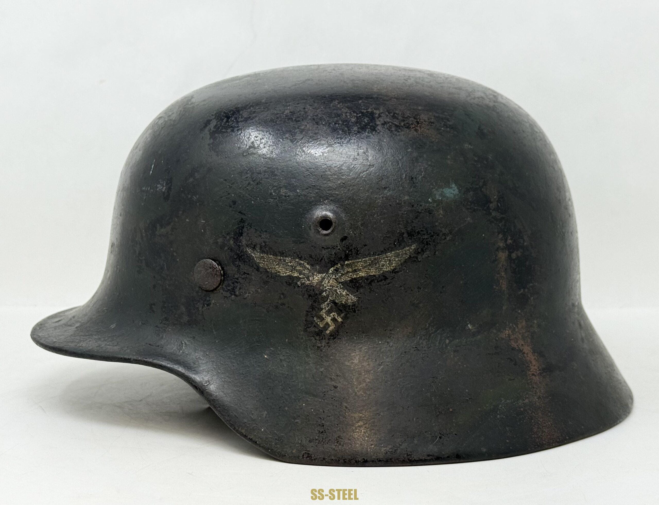Luftwaffe M40 Single Decal Camo Helmet - Image 2