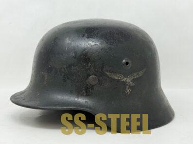 Luftwaffe M40 Single Decal Camo Helmet - Image 3