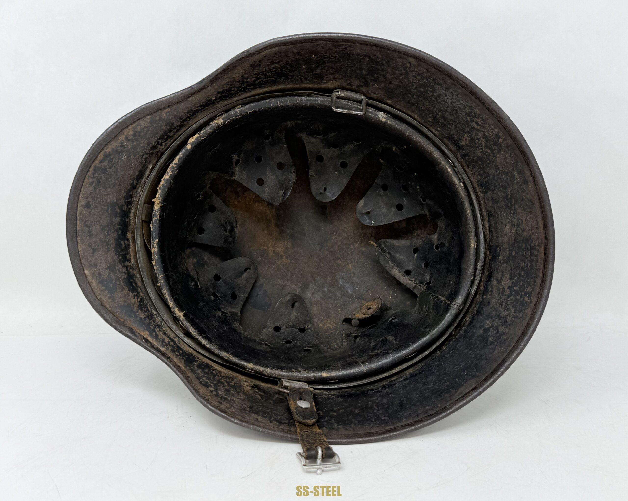 Luftwaffe M40 Single Decal Camo Helmet - Image 10