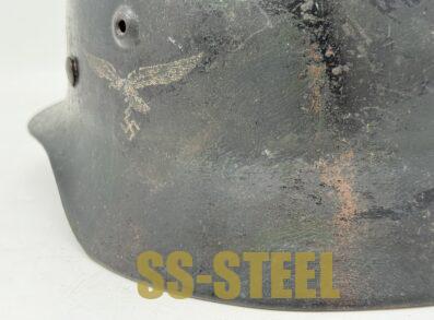Luftwaffe M40 Single Decal Camo Helmet - Image 16