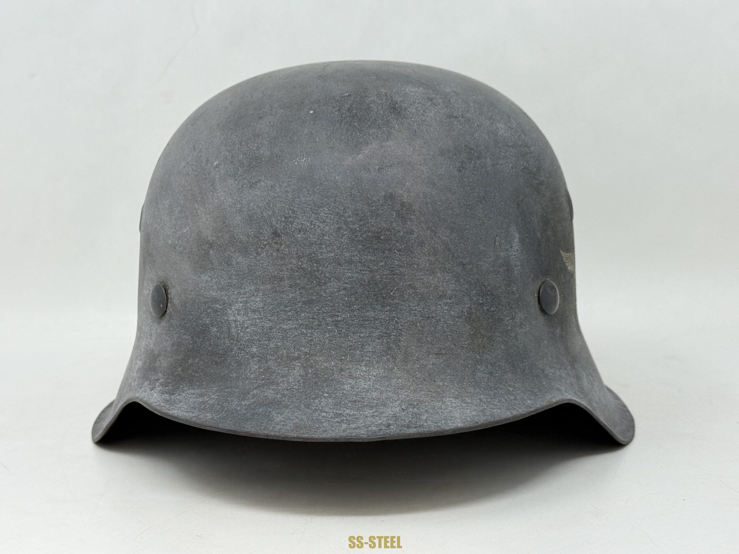 Luftwaffe M42 Single Decal Whitewash Camo Helmet - Image 4