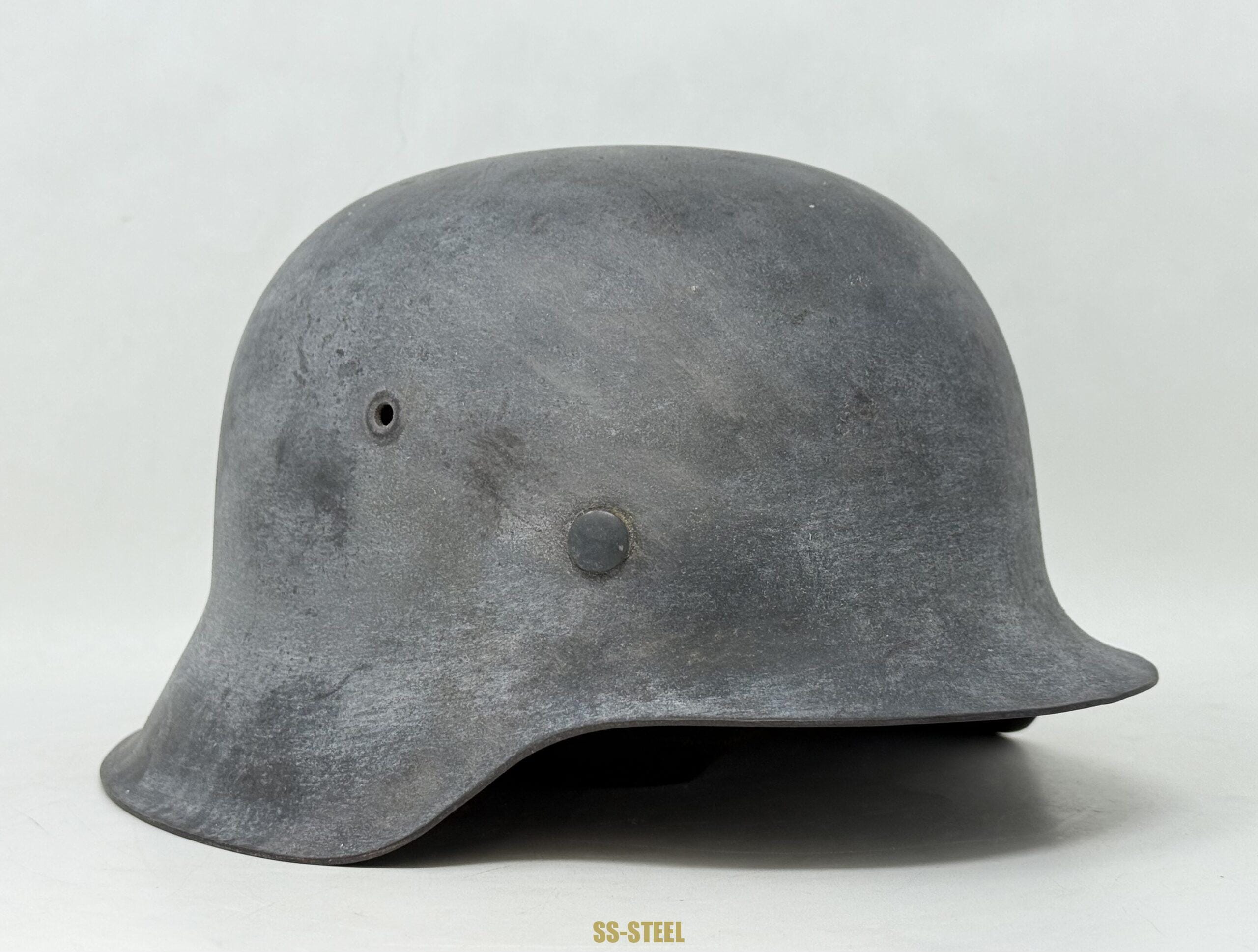 Luftwaffe M42 Single Decal Whitewash Camo Helmet - Image 5