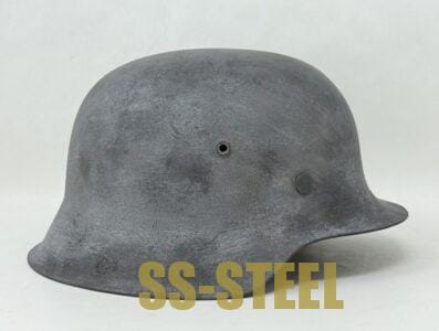 Luftwaffe M42 Single Decal Whitewash Camo Helmet - Image 6