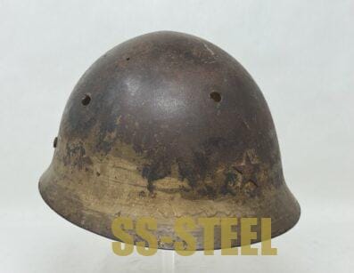 Japanese Type 90 Battle Damage Helmet - Image 2