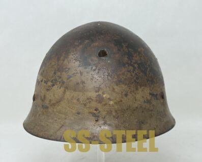 Japanese Type 90 Battle Damage Helmet - Image 4