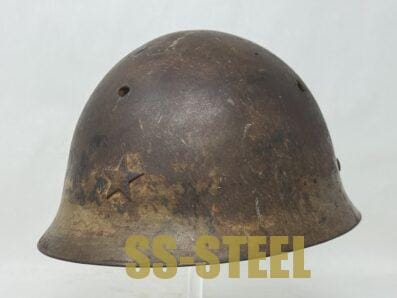 Japanese Type 90 Battle Damage Helmet - Image 6