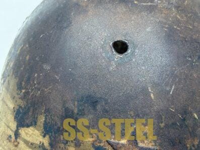 Japanese Type 90 Battle Damage Helmet - Image 9