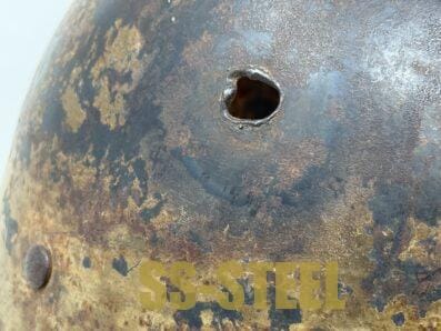 Japanese Type 90 Battle Damage Helmet - Image 10