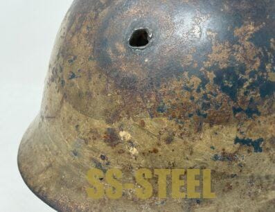 Japanese Type 90 Battle Damage Helmet - Image 12