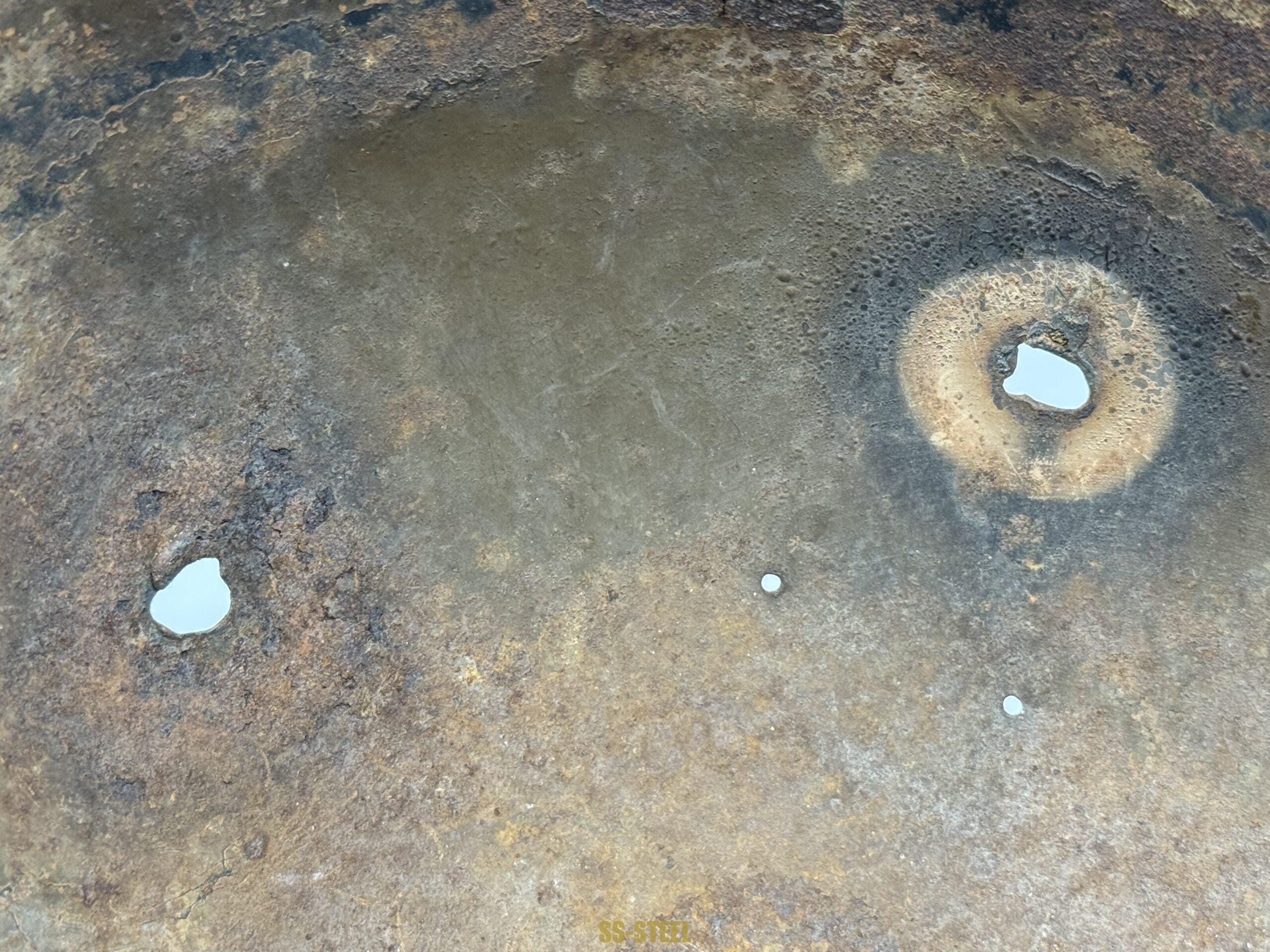 Japanese Type 90 Battle Damage Helmet - Image 14