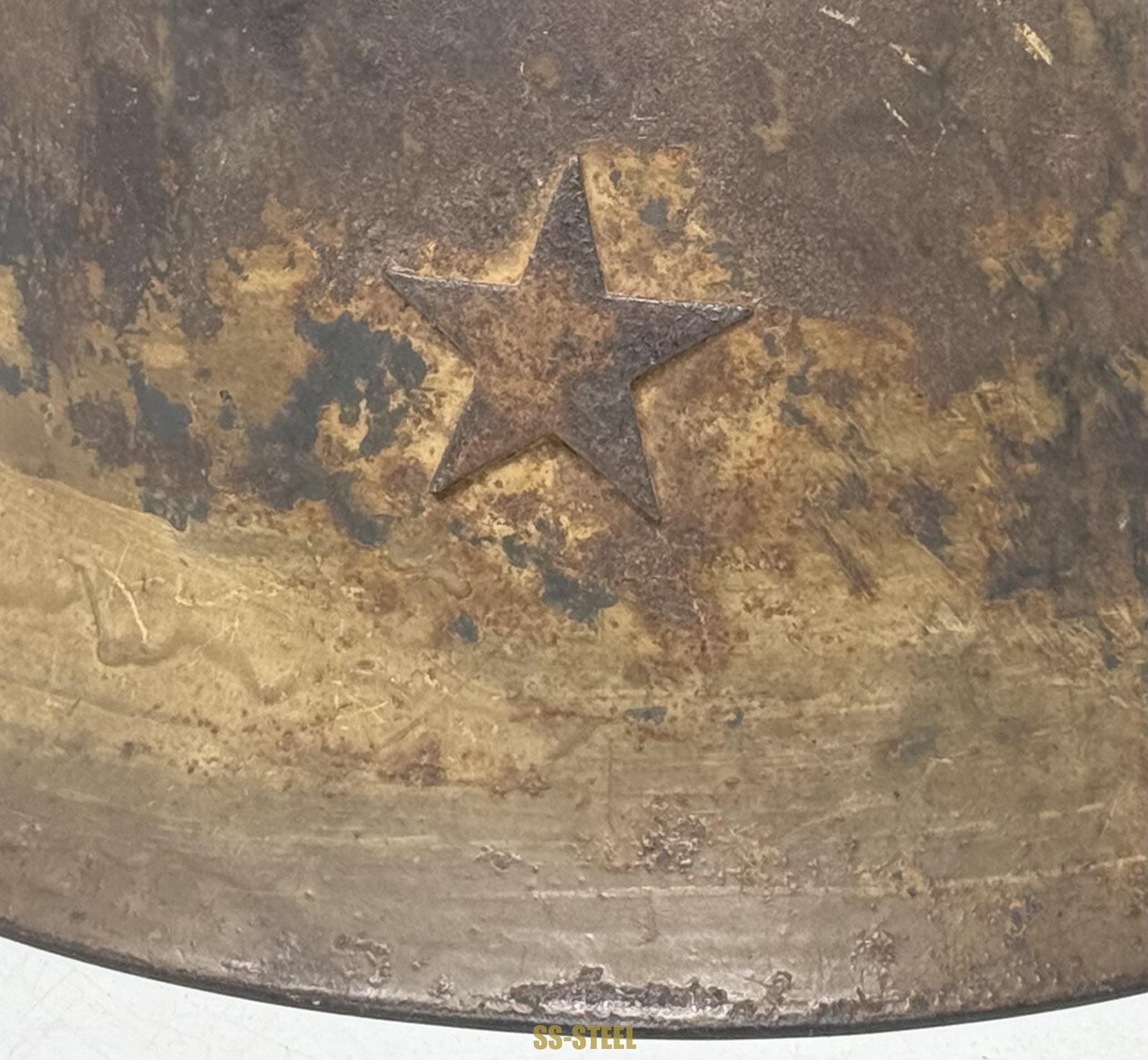 Japanese Type 90 Battle Damage Helmet - Image 8