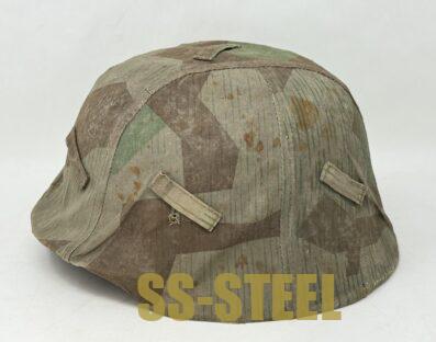 Splinter Camo Cover with M35 Heer Helmet - Image 6