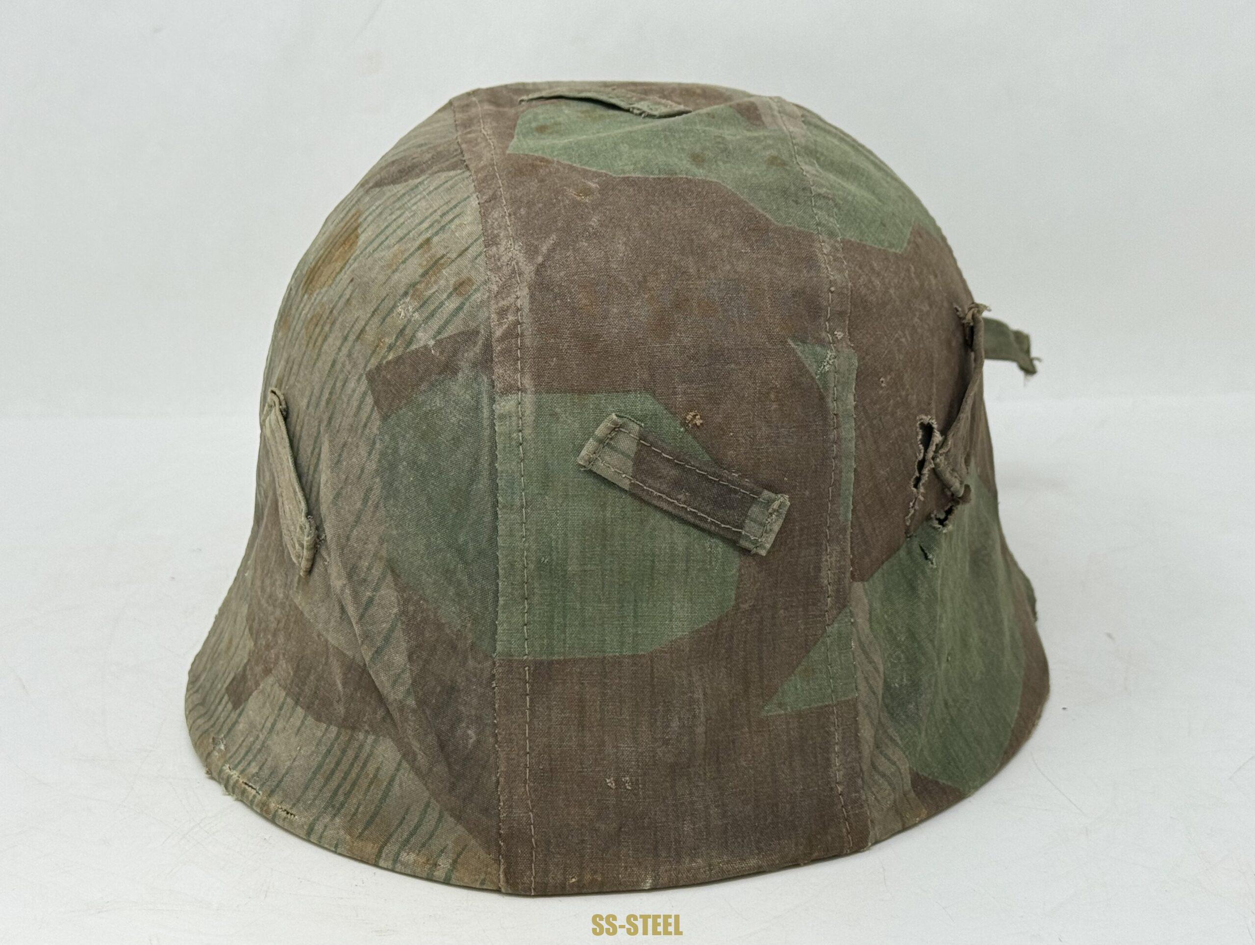 Splinter Camo Cover with M35 Heer Helmet - Image 5