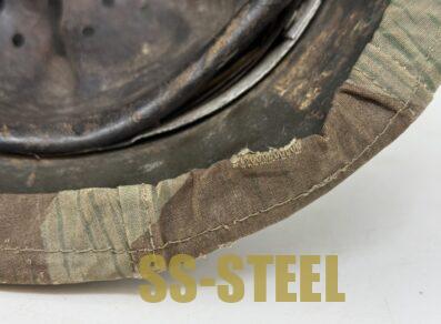 Splinter Camo Cover with M35 Heer Helmet - Image 9