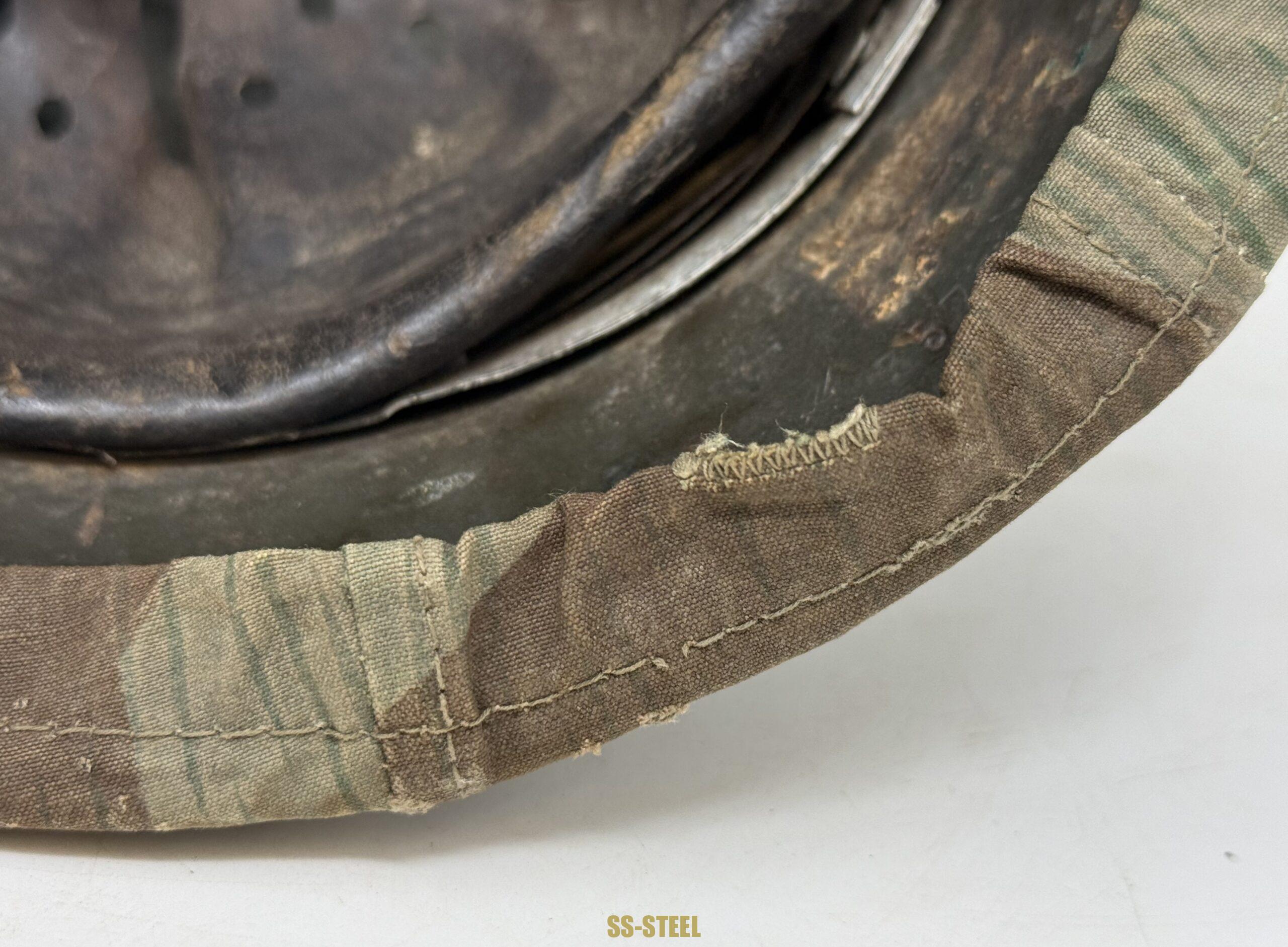 Splinter Camo Cover with M35 Heer Helmet - Image 9