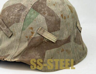 Splinter Camo Cover with M35 Heer Helmet - Image 11