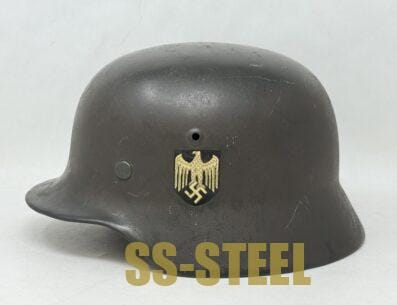 Heer M35 Single Decal Helmet