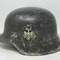 Heer M42 Whitewash Snow Camo Helmet