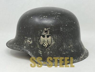 Heer M42 Whitewash Snow Camo Helmet - Image 2