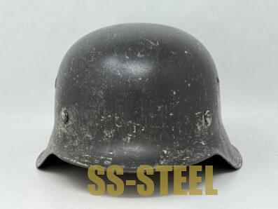 Heer M42 Whitewash Snow Camo Helmet - Image 4