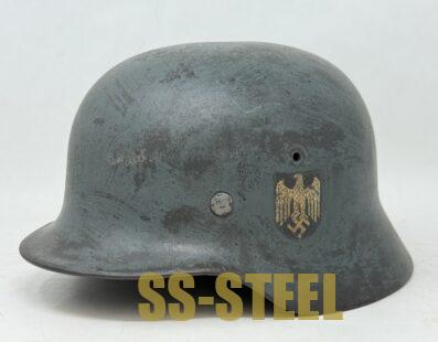 M40 KM Coastal Artillery Camo Single Decal Helmet - Image 3
