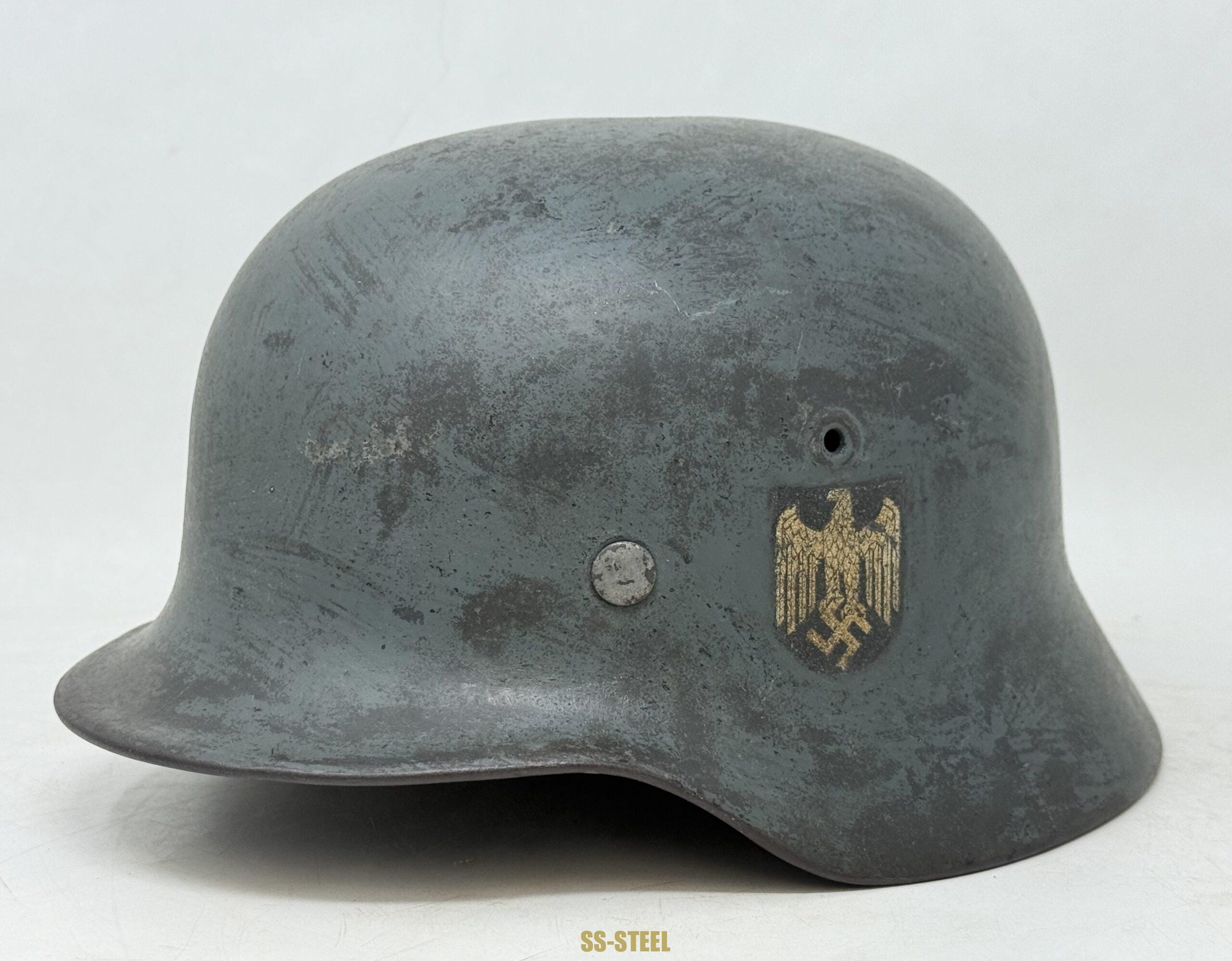 M40 KM Coastal Artillery Camo Single Decal Helmet - Image 3