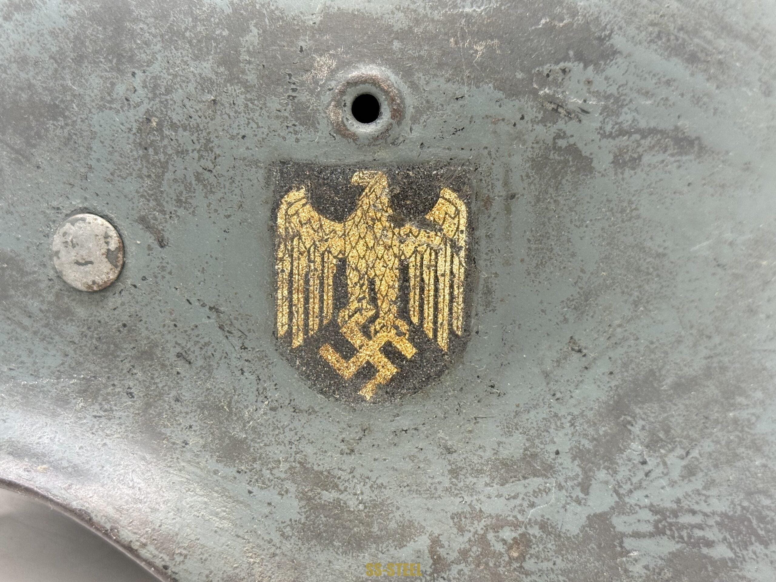 M40 KM Coastal Artillery Camo Single Decal Helmet - Image 16