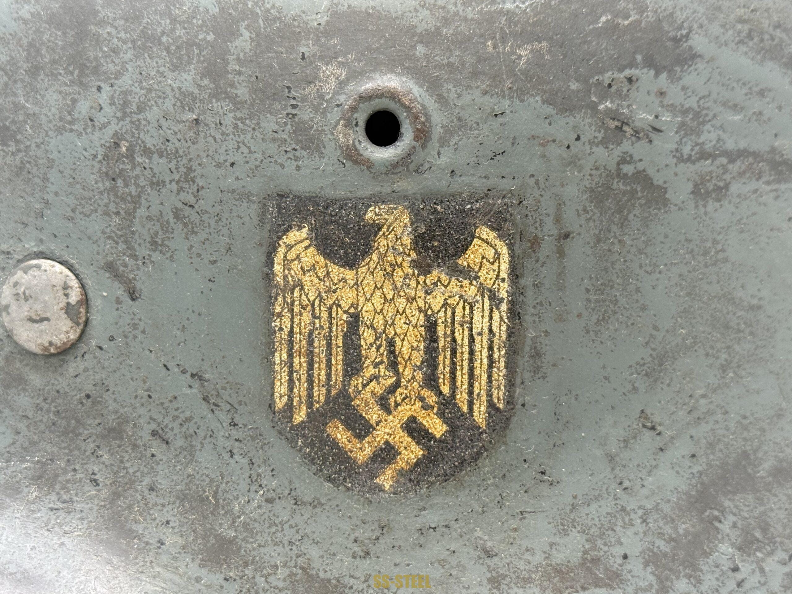 M40 KM Coastal Artillery Camo Single Decal Helmet - Image 17