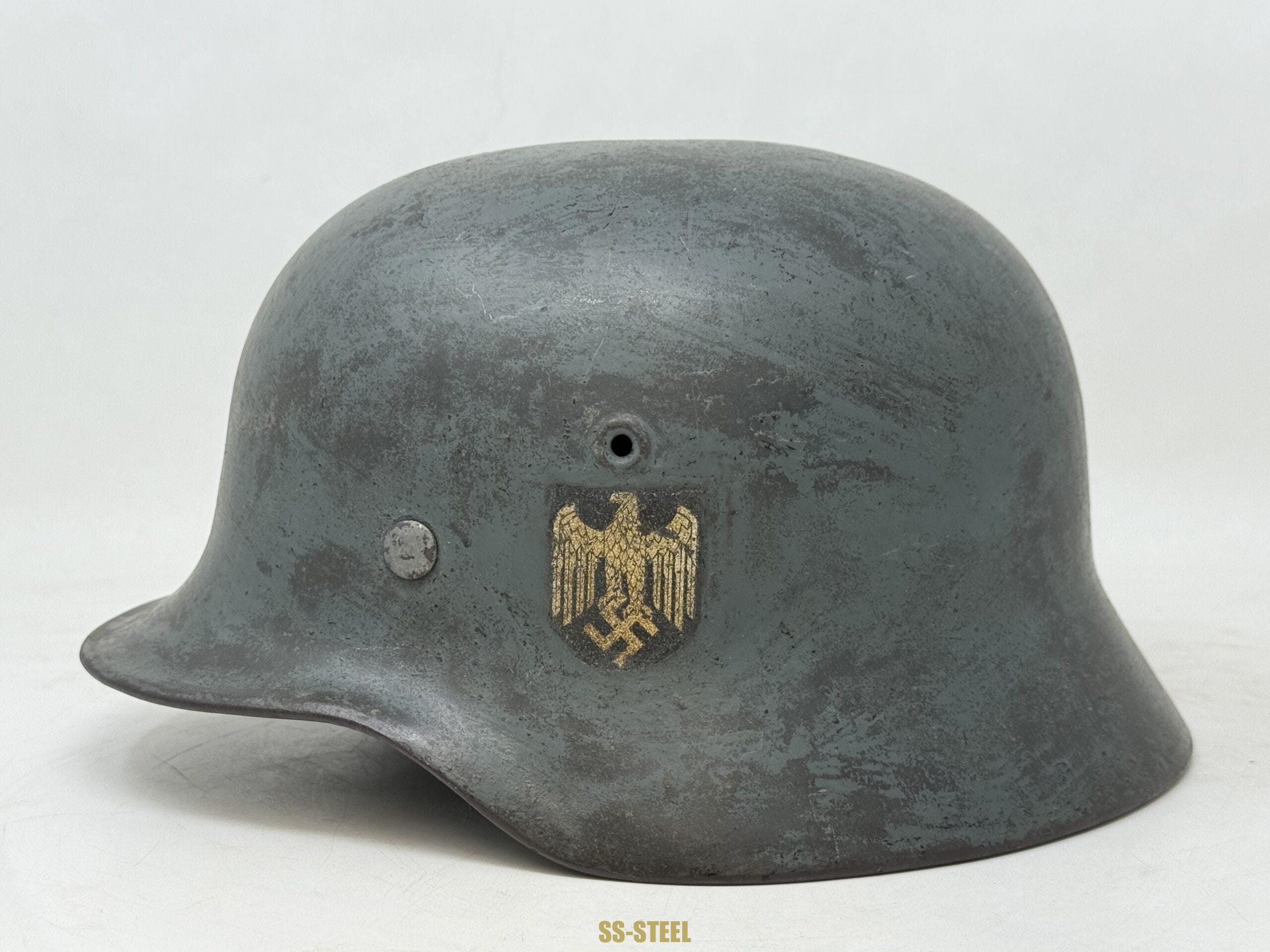 M40 KM Coastal Artillery Camo Single Decal Helmet - Image 2