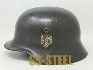 Heer M40 Single Decal Helmet