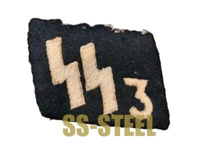 SS-3  ,,Der Führer'' Collar Tab, Uniform Removed