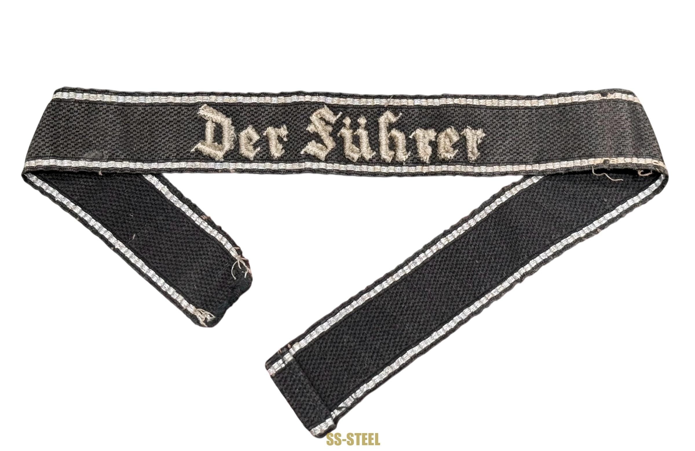 SS Der Fuhrer Cuff Title Uniform Removed