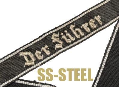 SS Der Fuhrer Cuff Title Uniform Removed - Image 3