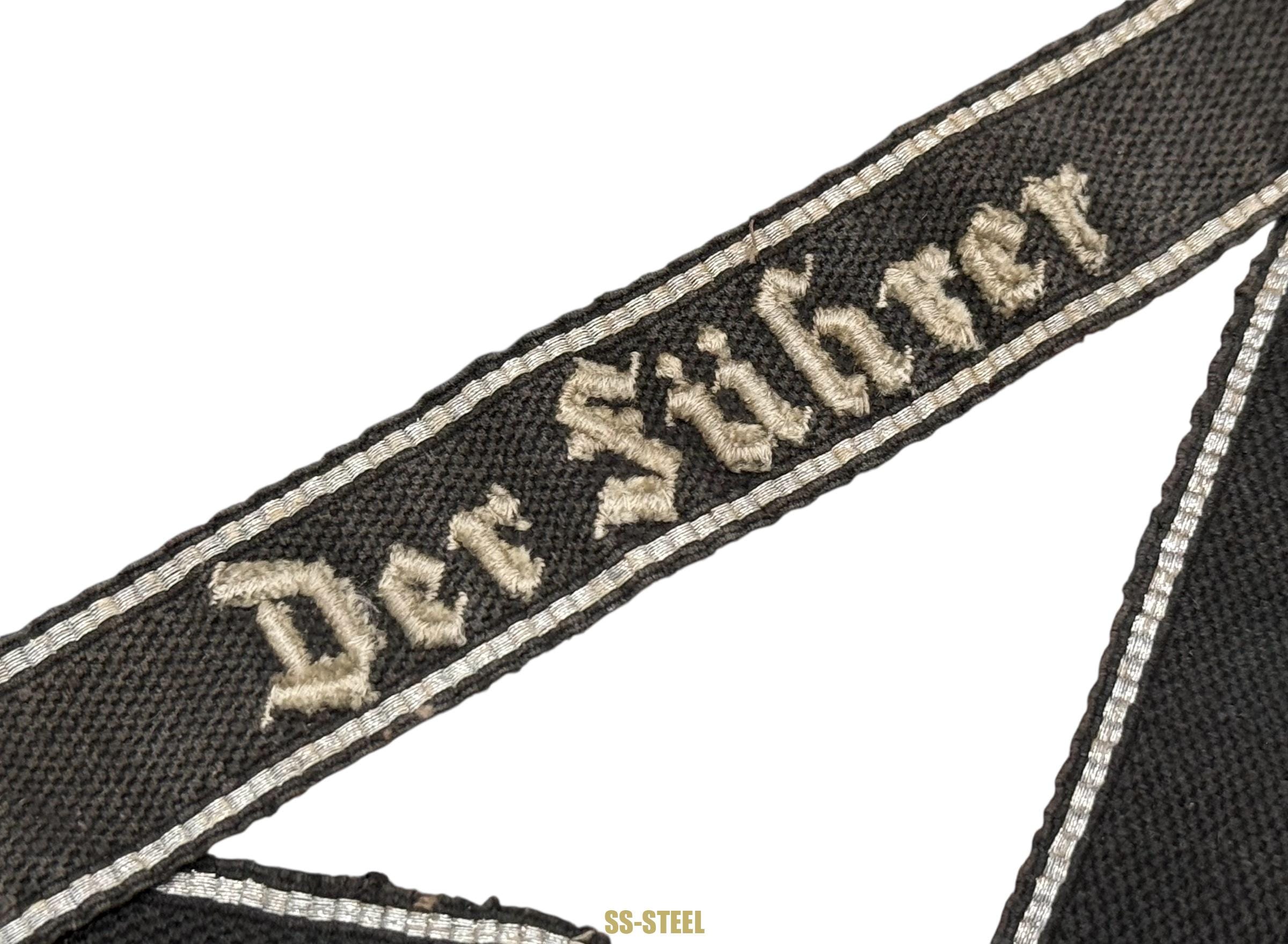 SS Der Fuhrer Cuff Title Uniform Removed - Image 3