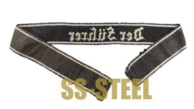 SS Der Fuhrer Cuff Title Uniform Removed - Image 5