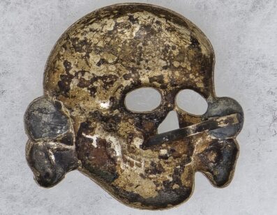 Early Tombak SS Deschler Skull, Unmarked Type - Image 2