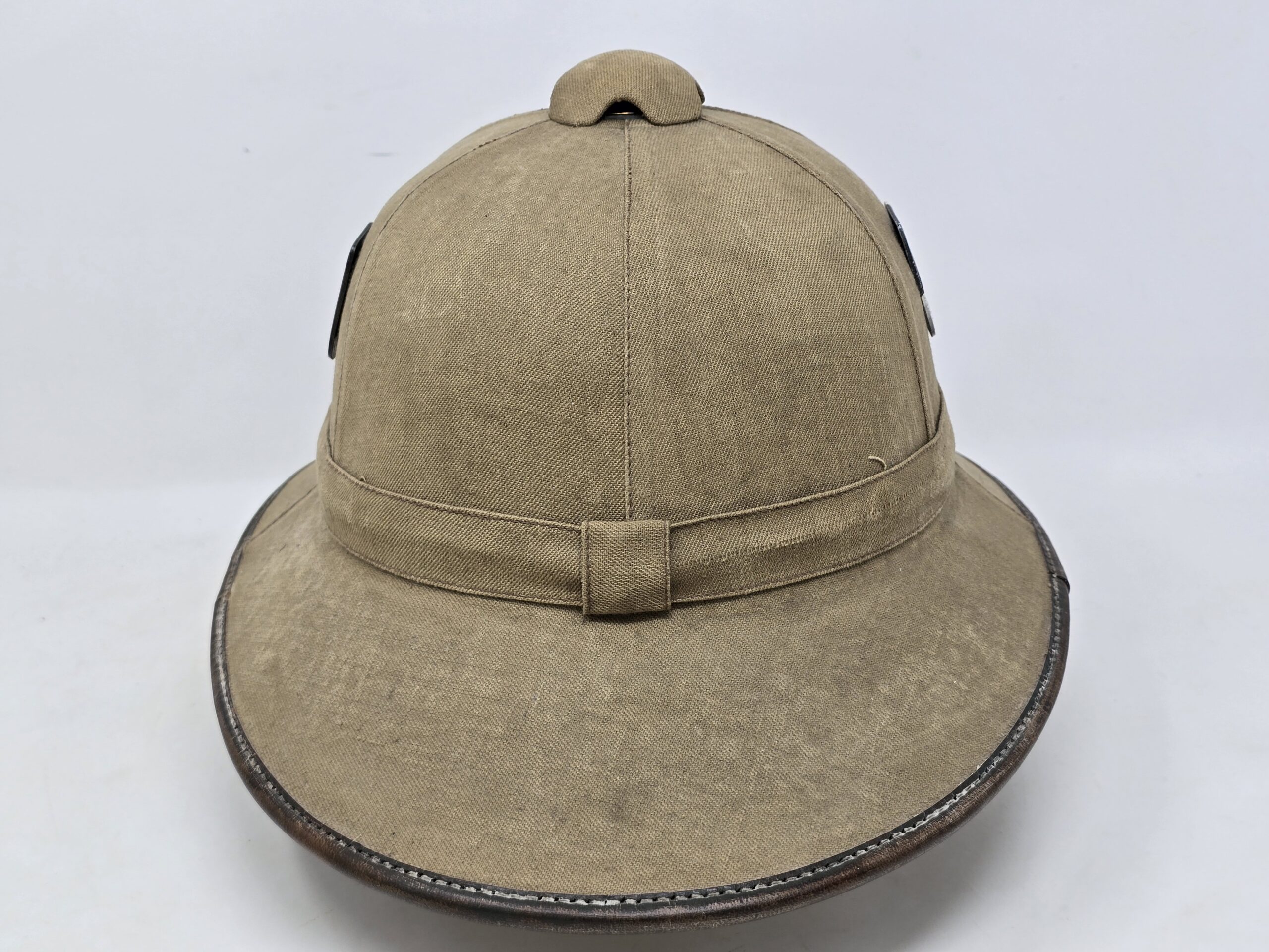 Heer 1st Pattern Tropical Pith Helmet, Badged as Kriegsmarine - Image 5