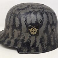 "Volksturmer Kriegsende" (war's end) Camouflage Helmet
