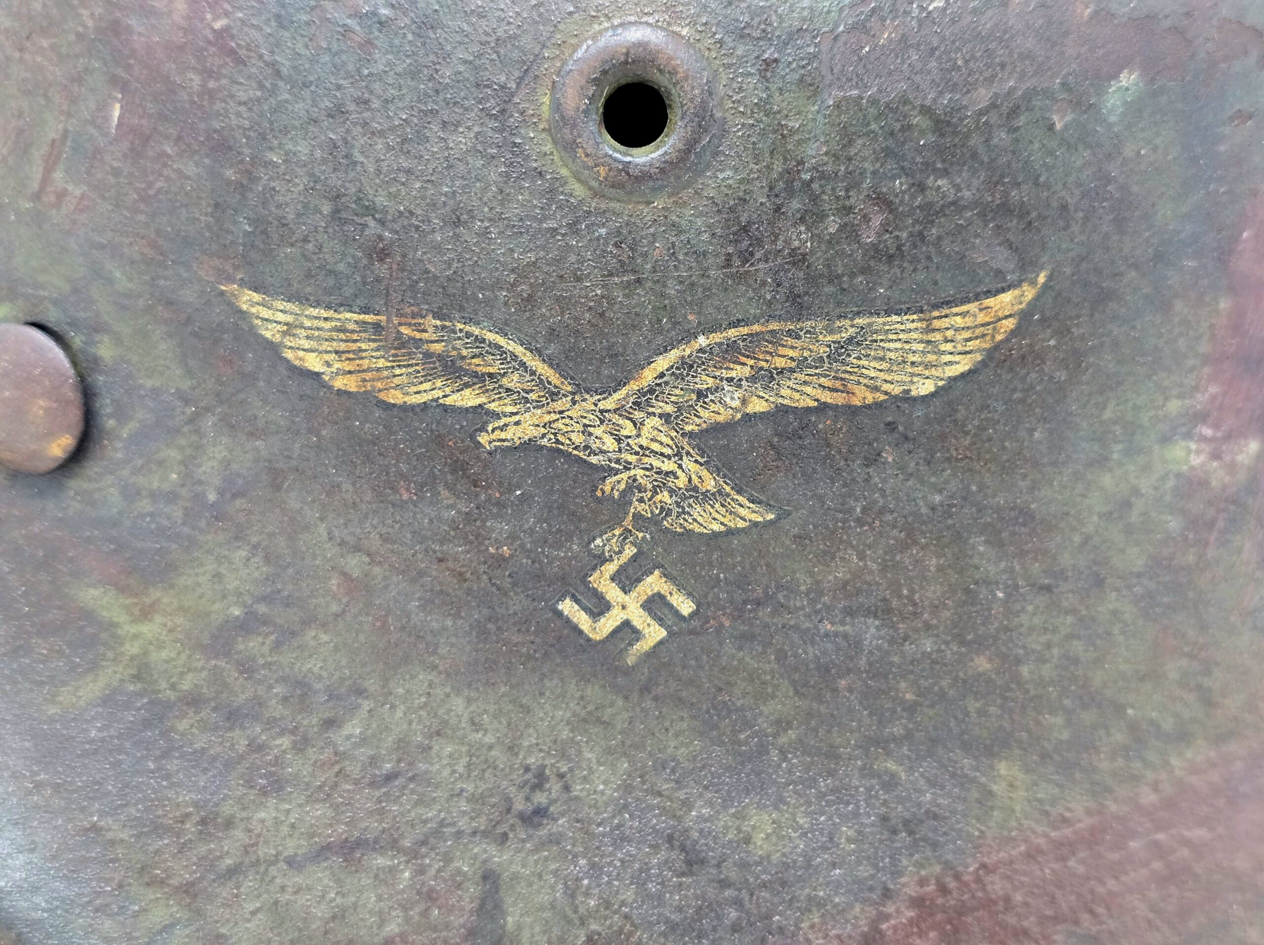 Luftwaffe M40 Camouflage Combat Helmet - Image 8